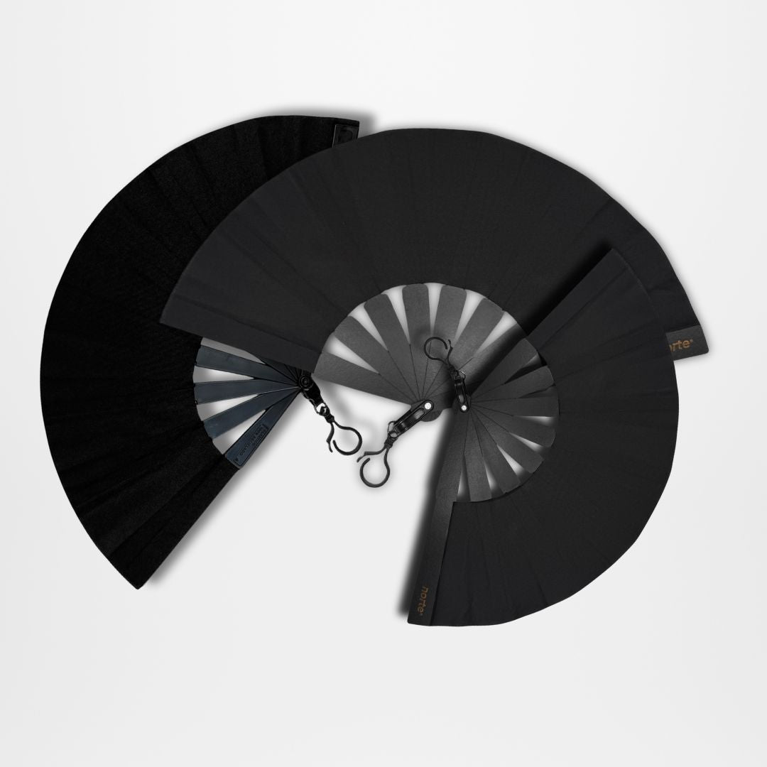 3 Pack Abanicos Full Black