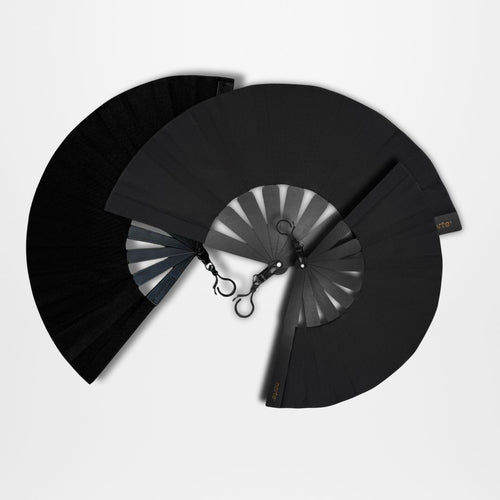 3 Pack Abanicos Full Black