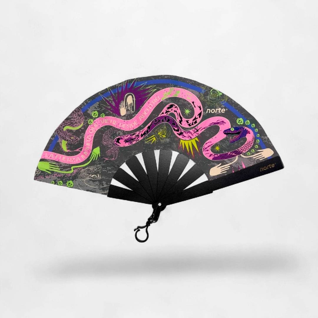 Abanico Cosmic Serpent Pink Standard