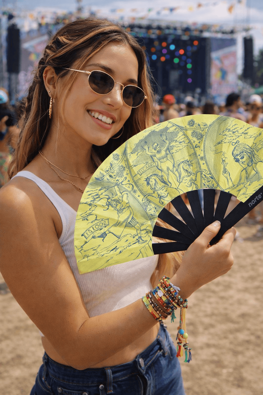 Abanico Arcana Yellow Standard