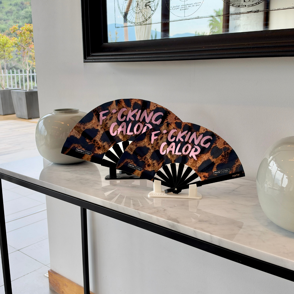 Display Abanico Negro