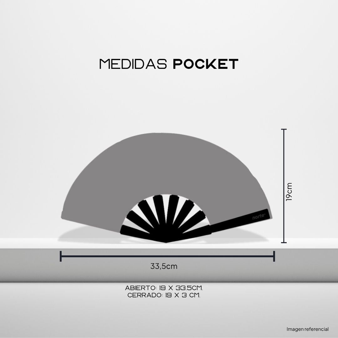 3 Pack Abanicos Full Black