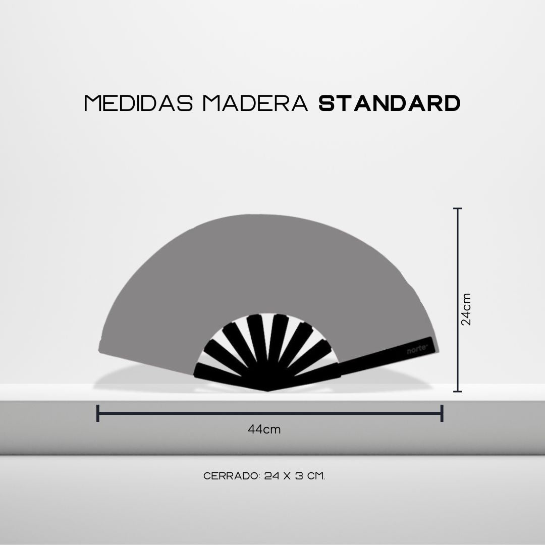 3 Pack Abanicos Full Black